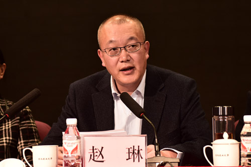 省教育厅副厅长赵琳在会上讲话